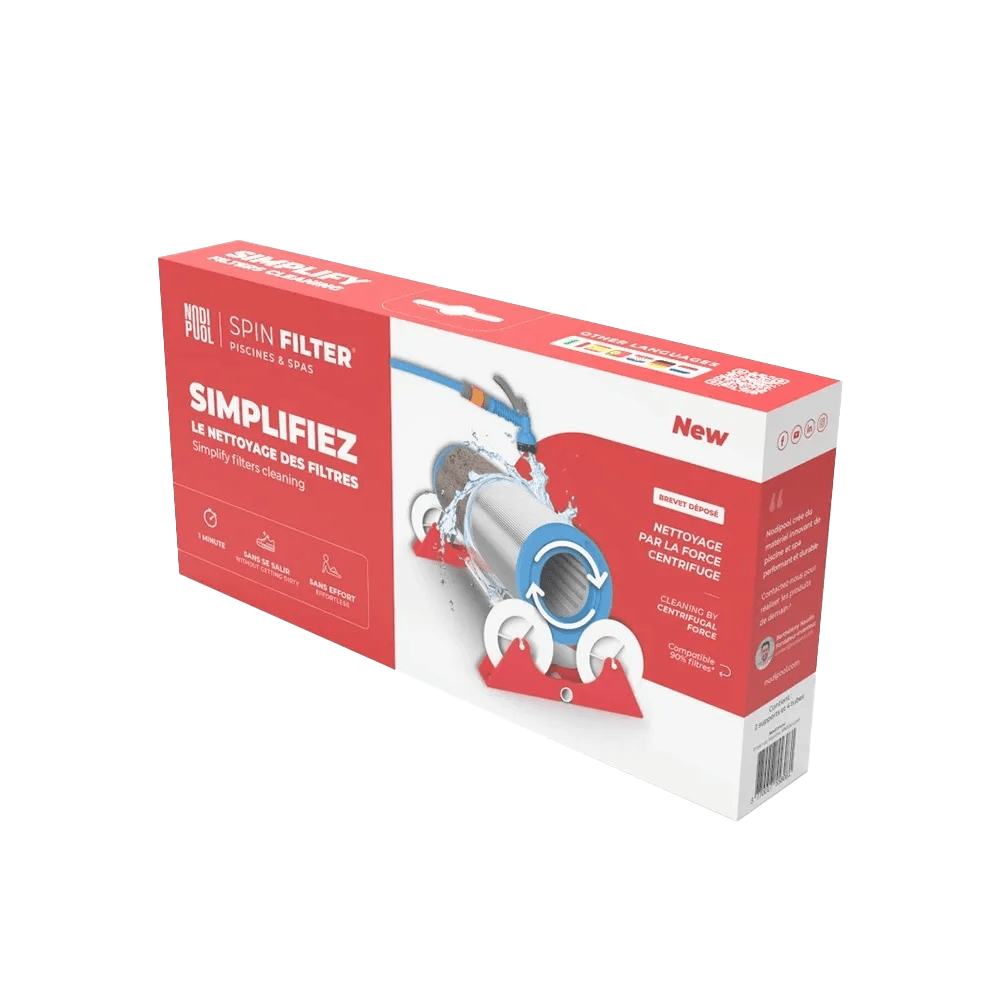 Nodiroller système de nettoyage de filtre de spa