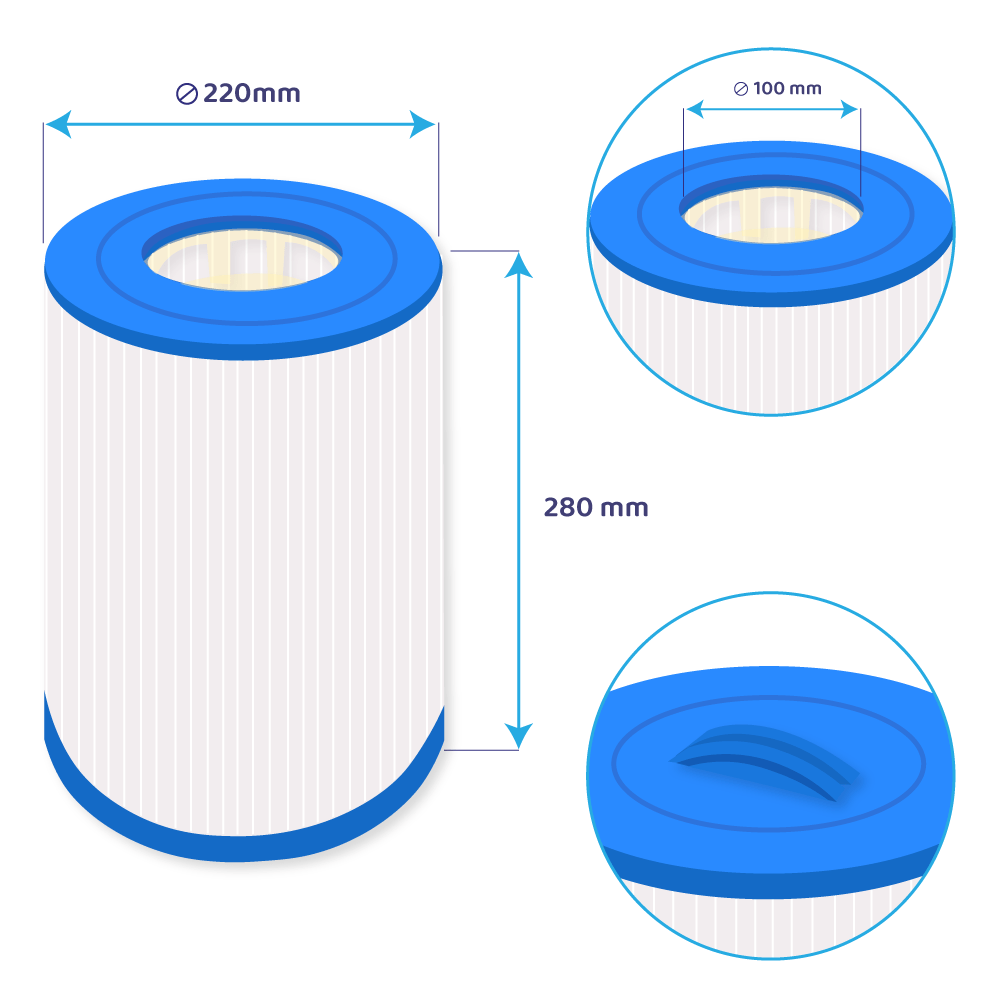 Filtre Hayward CX400RE / HW400 / C-8340 pour piscine par Darlly