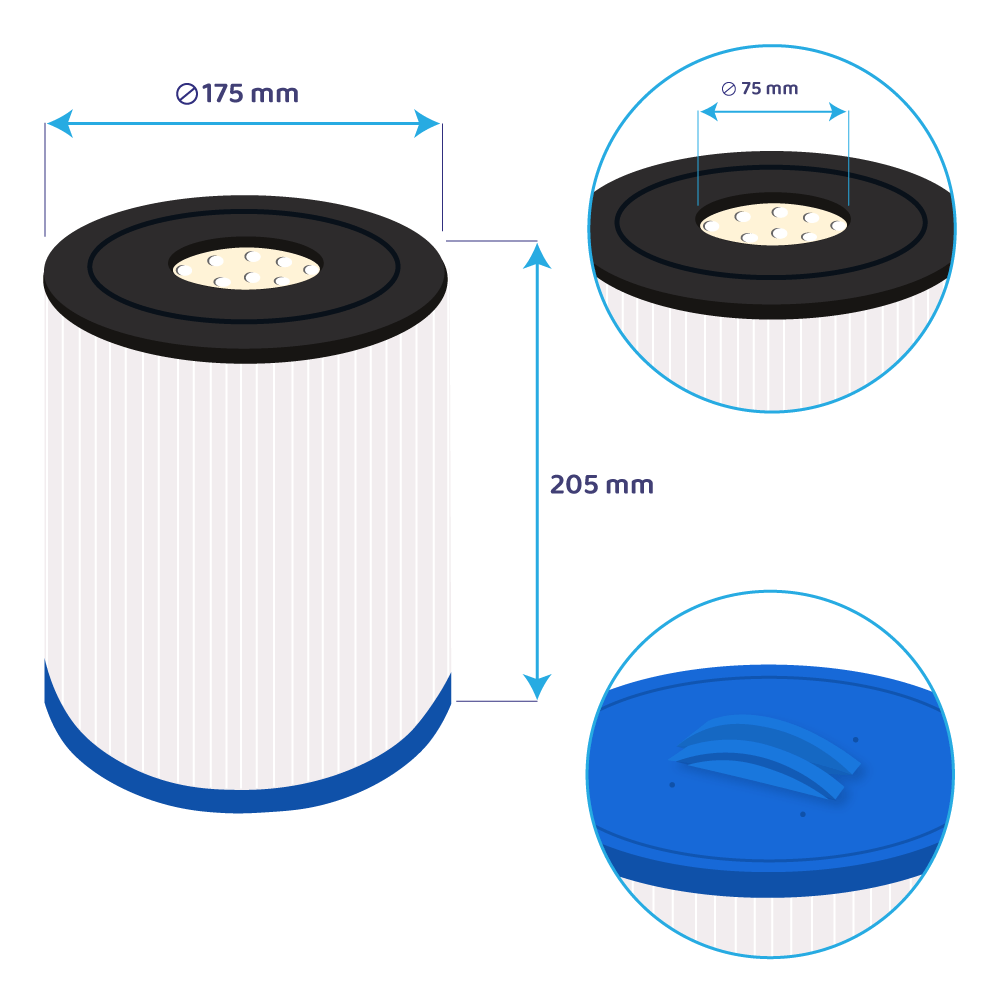 Filtre Filtrinov FB12 pour piscine par Darlly