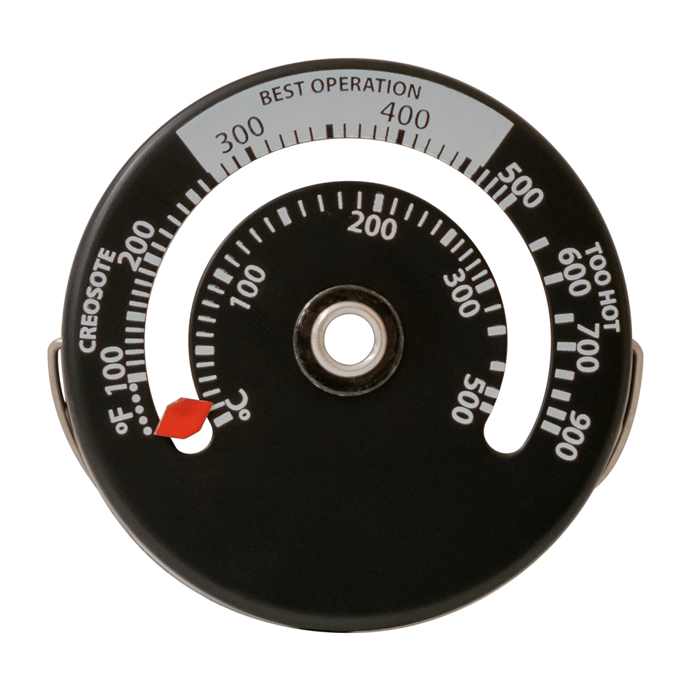 Thermomètre Pyrofeu fixation magnétique pour poêle à bois