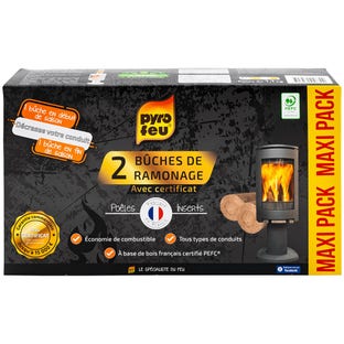 2 Buches de Ramonage Pyrofeu + certificat