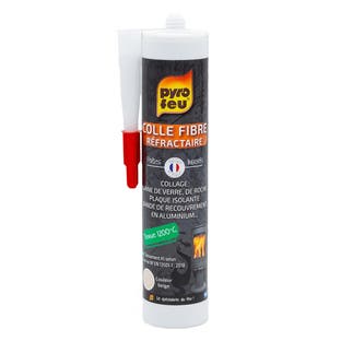 Colle Fibre Refractaire Cartouche Pyrofeu 310ml