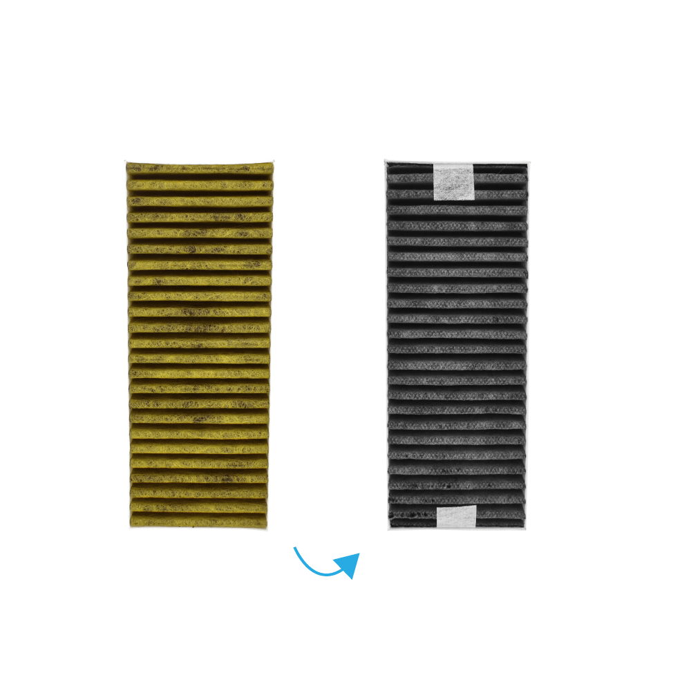 Filtre à charbon CleanAir Plus (4pcs) d'origine Gaggenau Série Vario 400 / Série 200