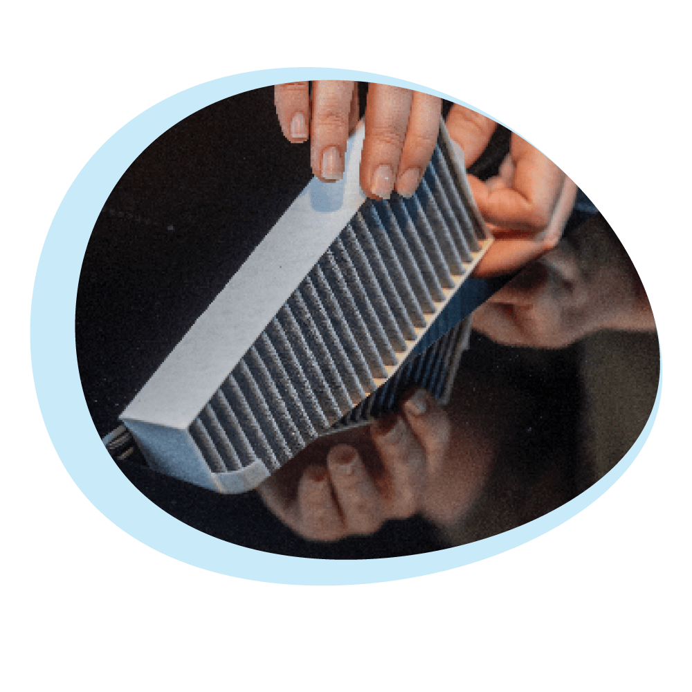 Filtre à charbon CleanAir Plus (4pcs) d'origine Gaggenau Série Vario 400 / Série 200