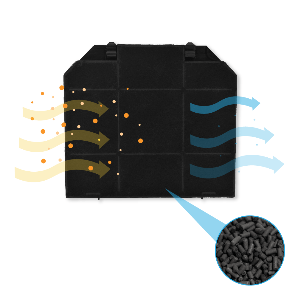 Filtre à charbon compatible avec Scholtes HM3...