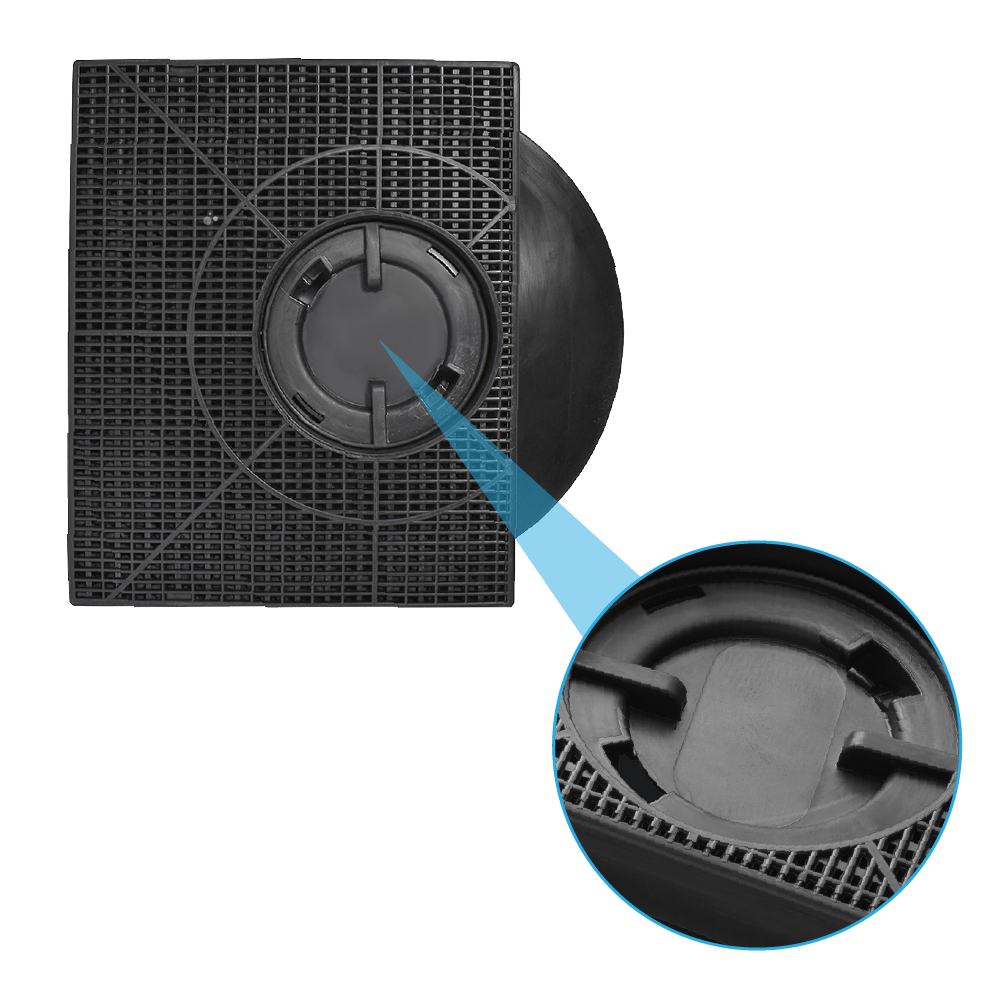 Filtre à charbon compatible avec Turboair F00189/S pour Vedo / Brera