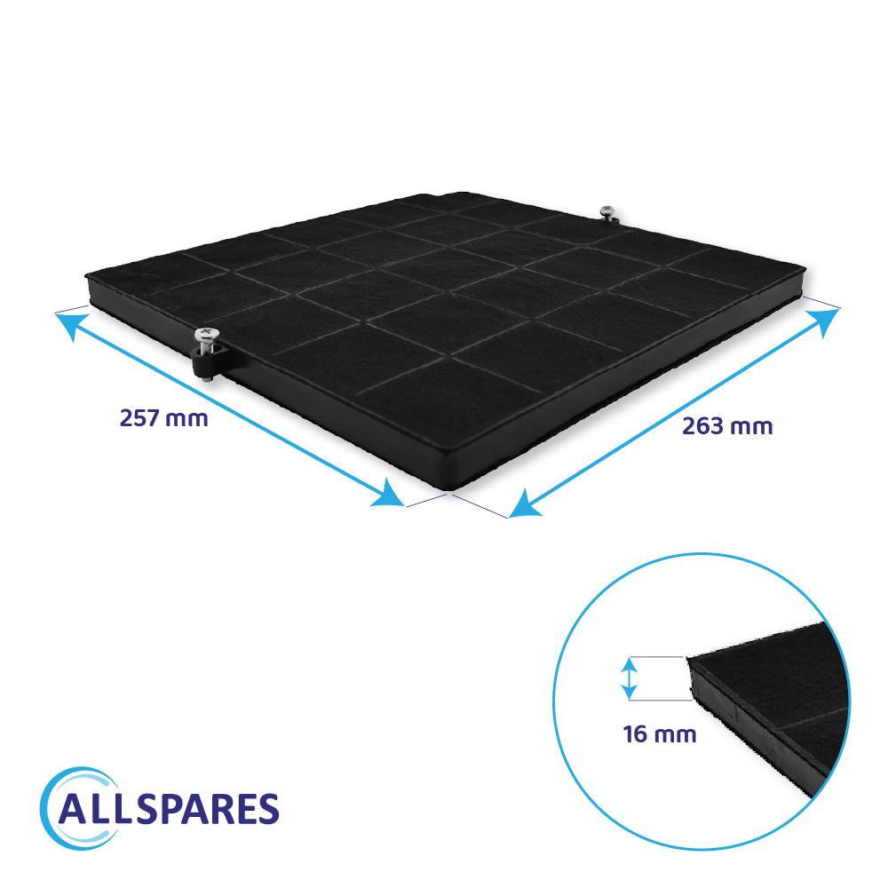 Filtre à charbon Airforce FC1201 / FC120 / AFFCAF16CS par AllSpares