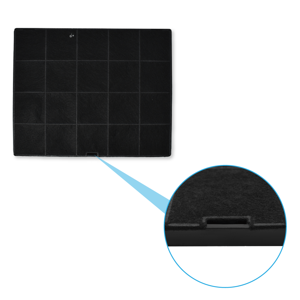 Filtre à charbon (2pcs) Juno ECFB01 / 9029798767 par AllSpares
