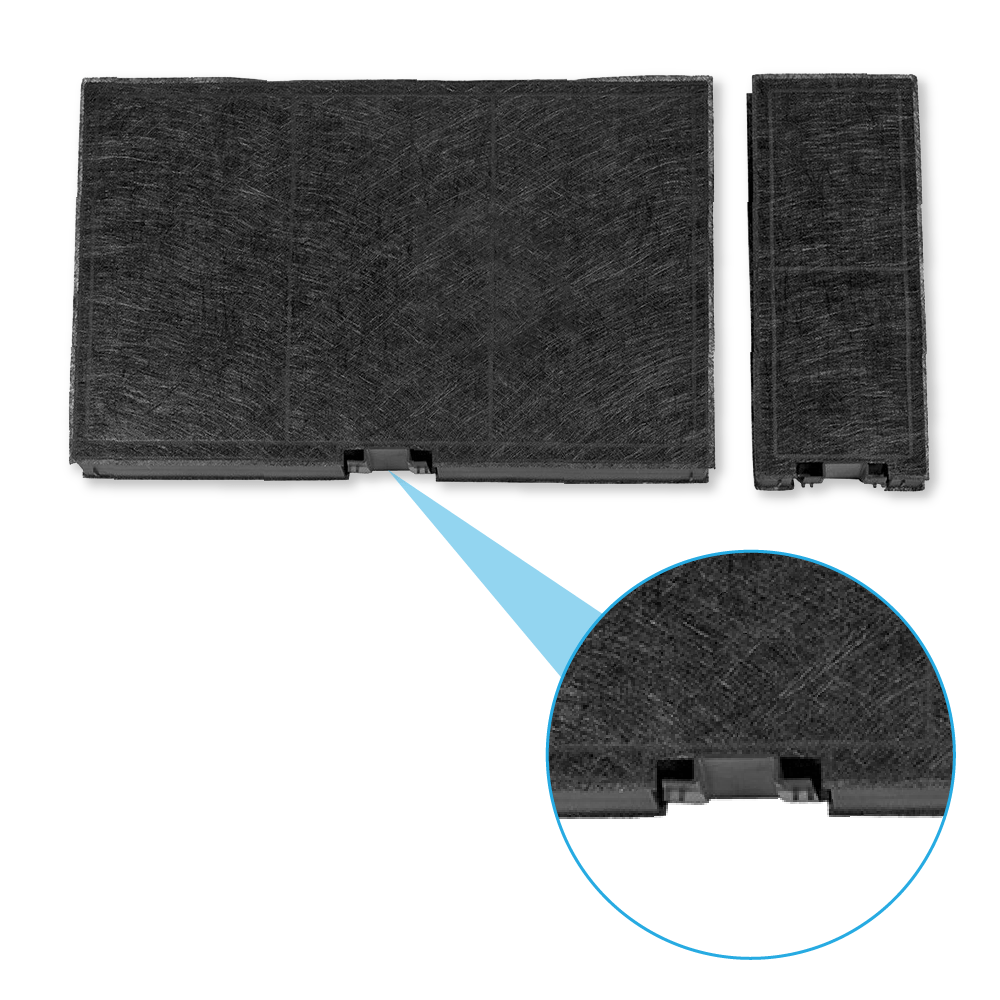 Filtre à charbon (2pcs) Bosch DWZ0AK0A0 / 11018700 par AllSpares