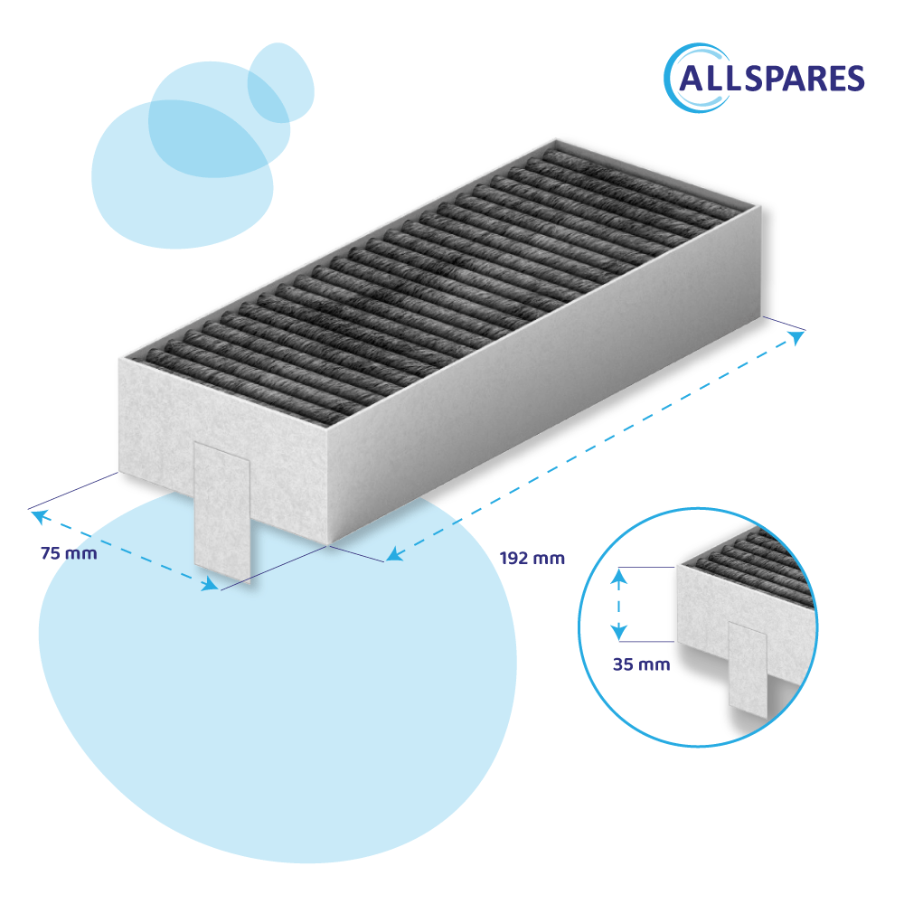 Filtre à charbon CleanAir Plus (4pcs) compatible avec Siemens iQ300 / iQ500