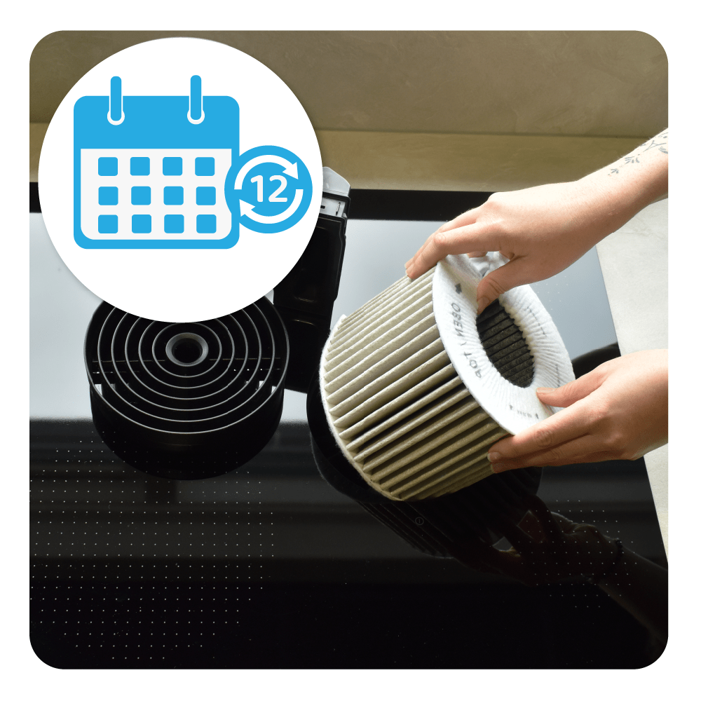 Filtre à charbon PUAKF compatible avec Bora Pure / X Pure / S Pure (anti-odeur de poisson)