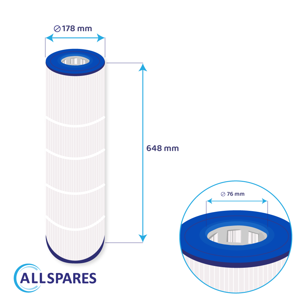 Filtre compatible avec Hayward StarClear CX880RE / C4000 / C4024 / C4030 pour piscine