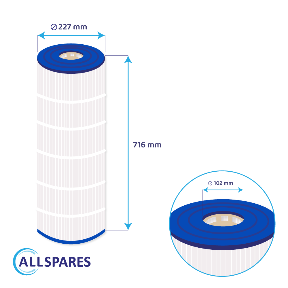 Filtre compatible avec Hayward StarClear Plus CX1750RE / C1750 / C17502 EURO