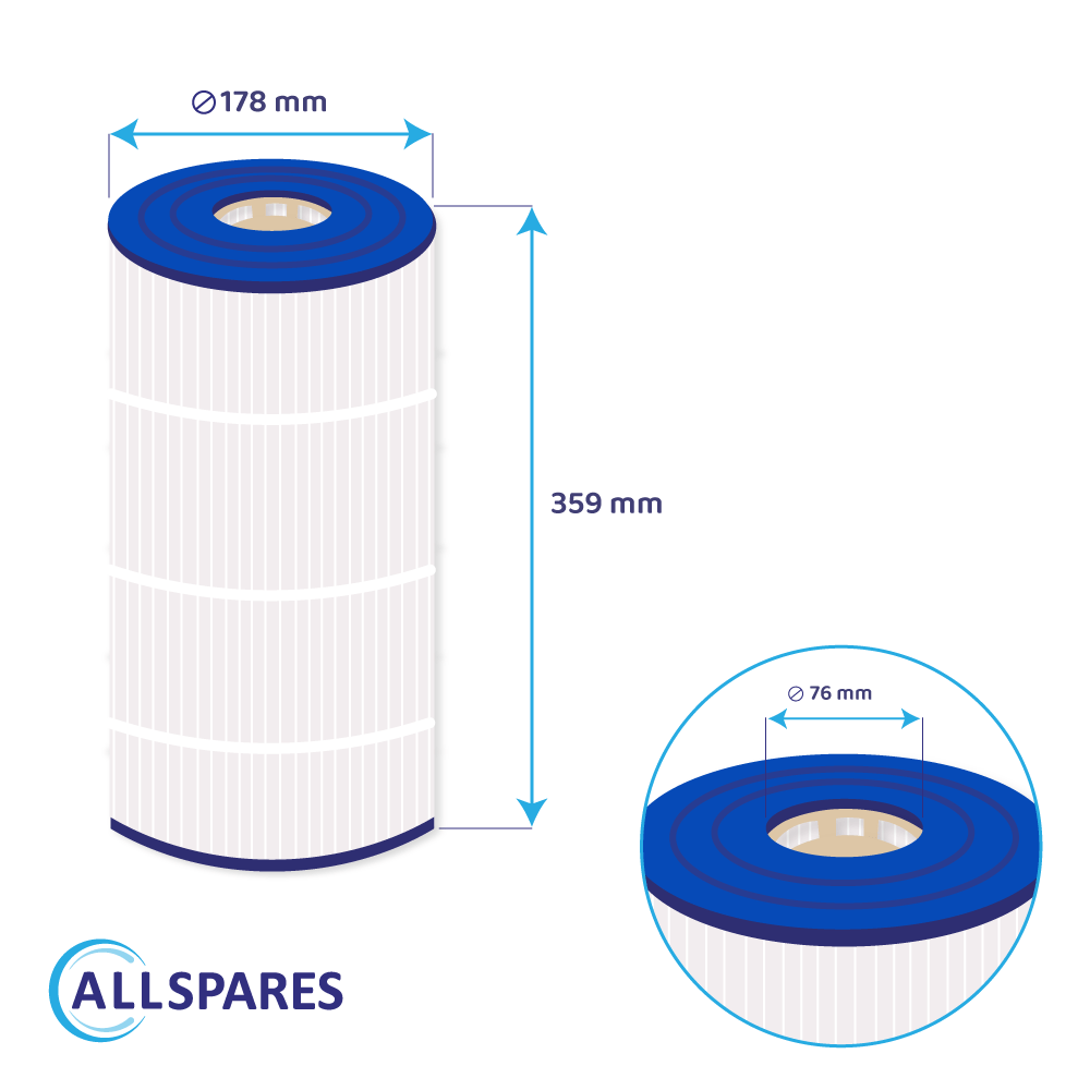 Filtre compatible avec Pentair Clean & Clear Plus 240 / H-RAF173572 pour piscine