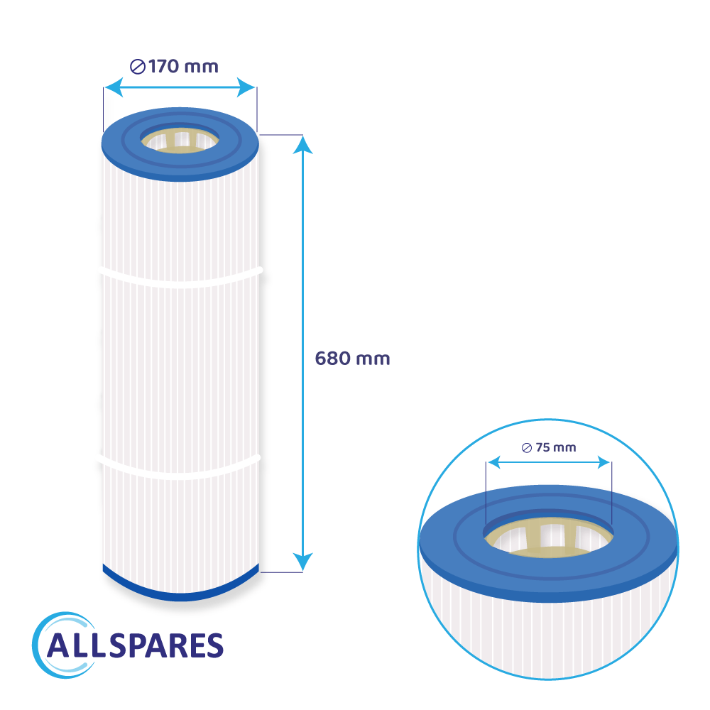 Filtre compatible avec Astral Pool Viron QL420 pour piscine