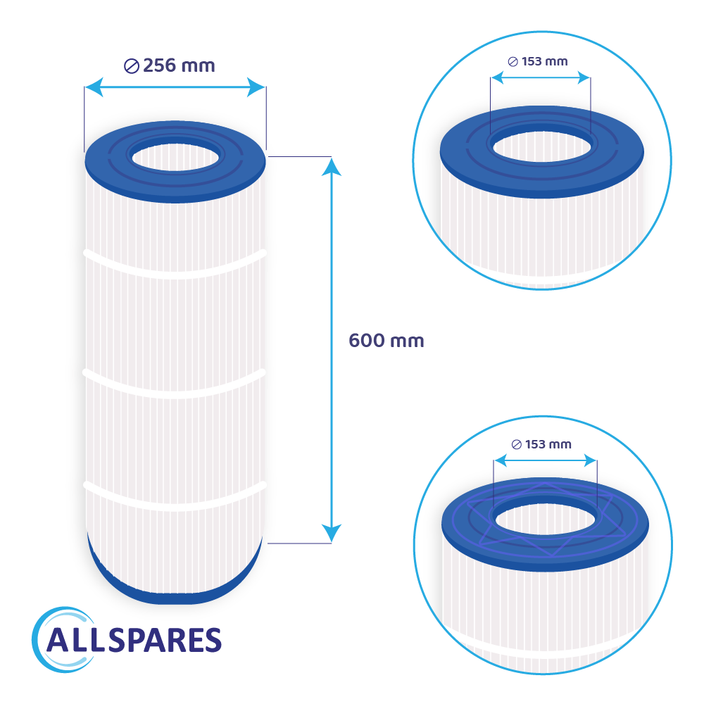 Filtre compatible avec Pentair Clean & Clear 100 / H-RAF173215