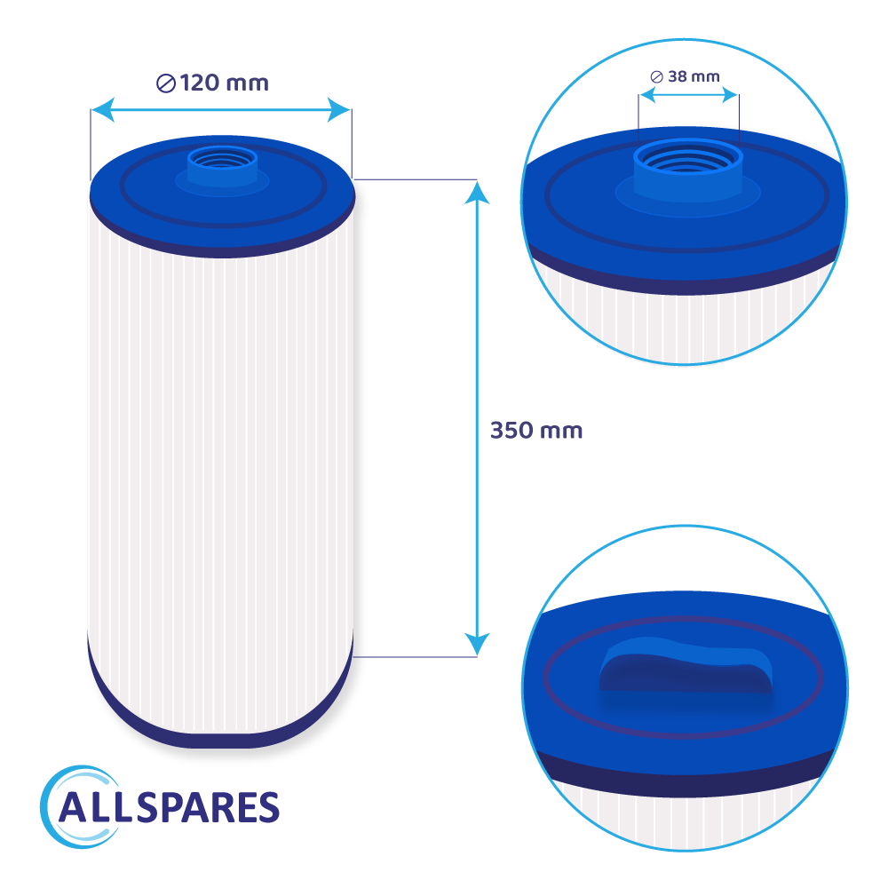 Filtre pour spa PWW50L / 4CH-949 / SC757 / 40508