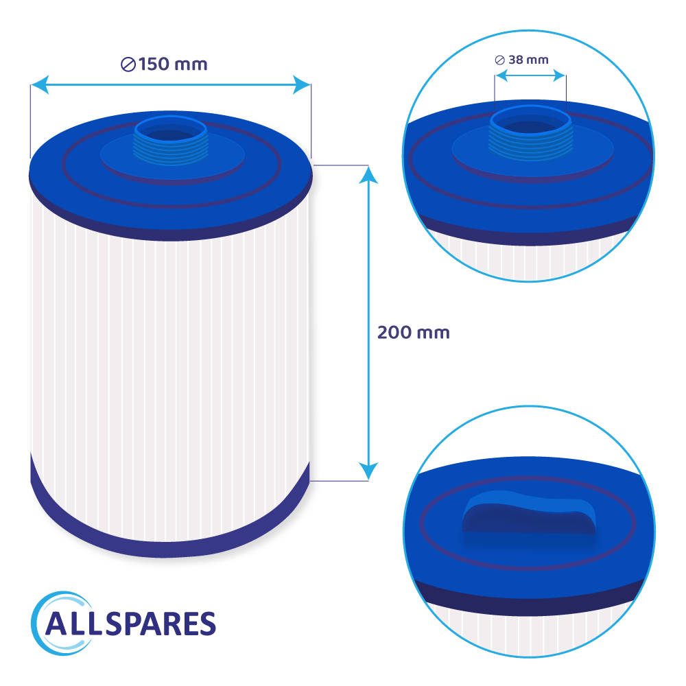 Filtre pour spa PMAX50-P4 / SC718 / 50353 / 5CH-35