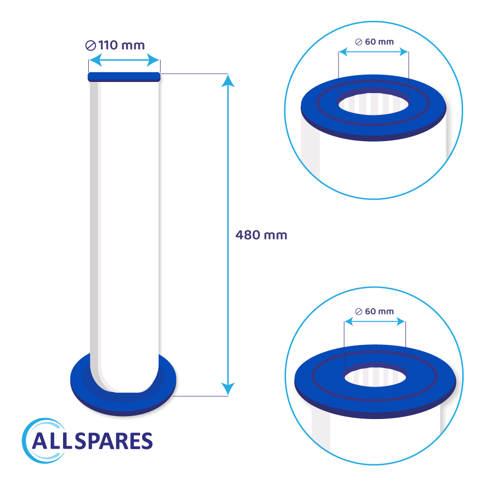Filtre pour spa Sundance 6473-164 / PP1604 / SC762