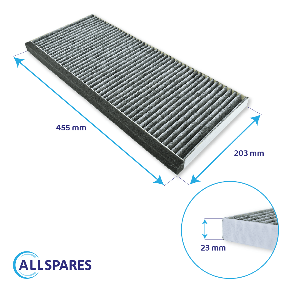 Filtre à charbon convient pour Blaupunkt CleanAir 17006837