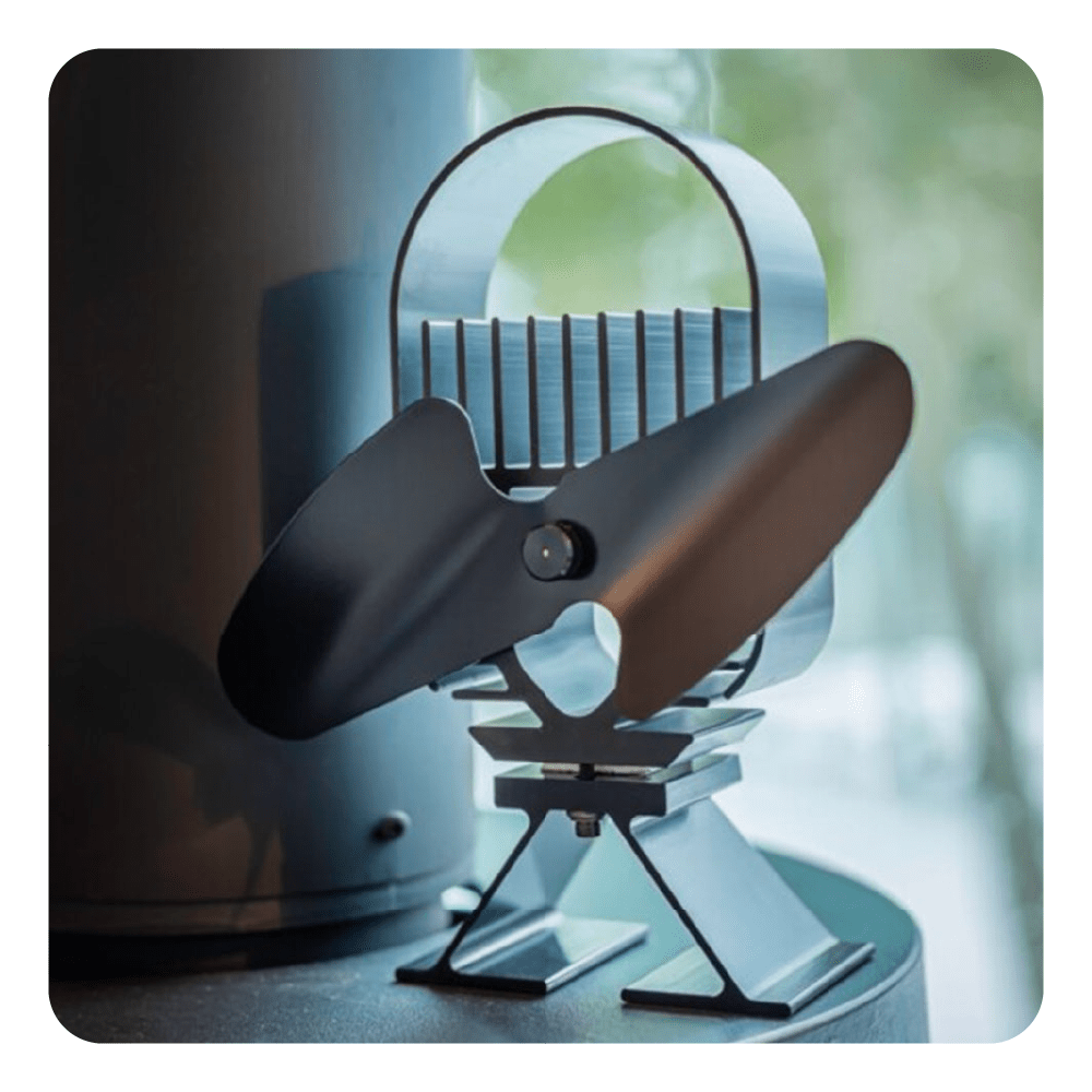 Ventilateur de poêle Caframo Ecofan AirDeco II (15 ans de garantie)