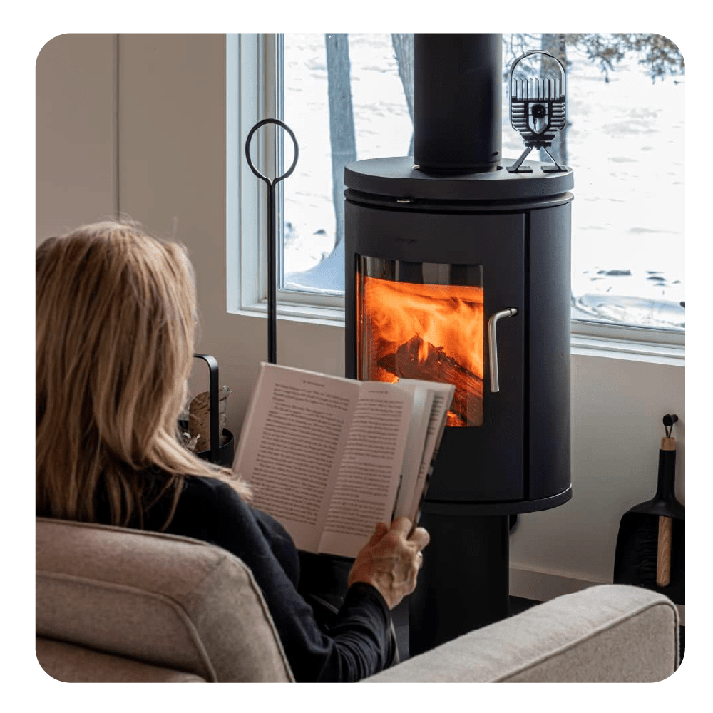 Ventilateur de poêle Caframo Ecofan AirDeco II (15 ans de garantie)