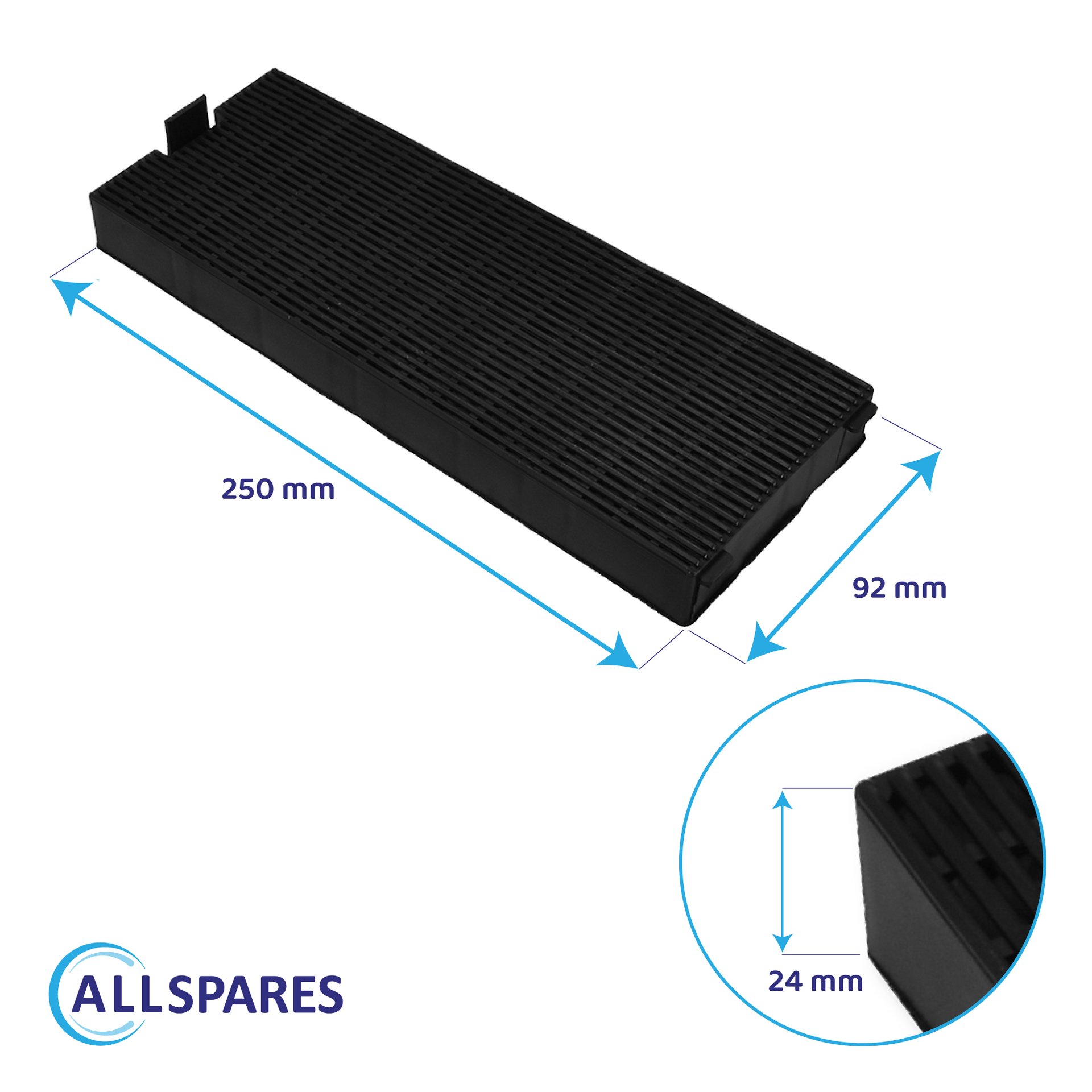 Filtre à charbon (2pcs) Küppersbusch KF2000 / 528521 par AllSpares