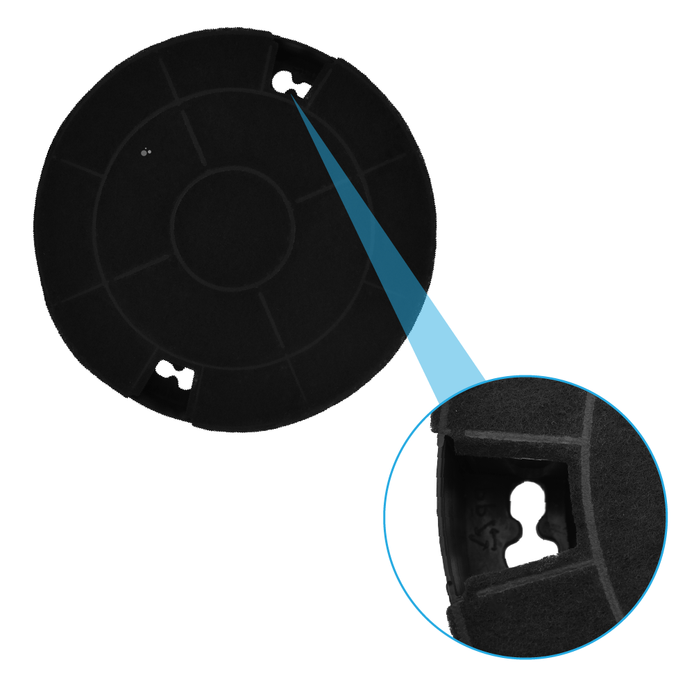 Filtre à charbon (2pcs) compatible avec Corbero EX78I... / EX95I...