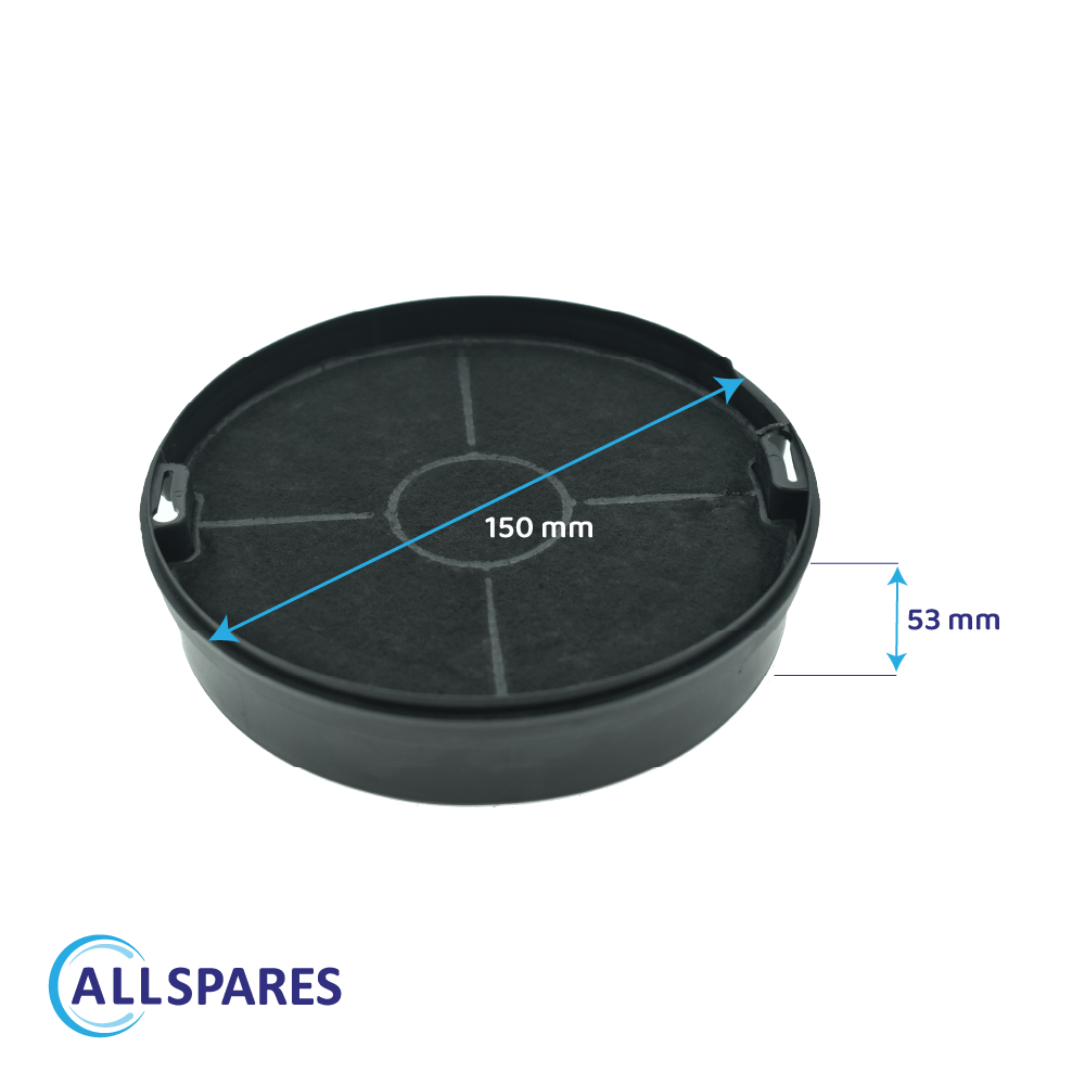 Filtre à charbon (2pcs) Electrolux MCFE12 / 9029800571 par AllSpares