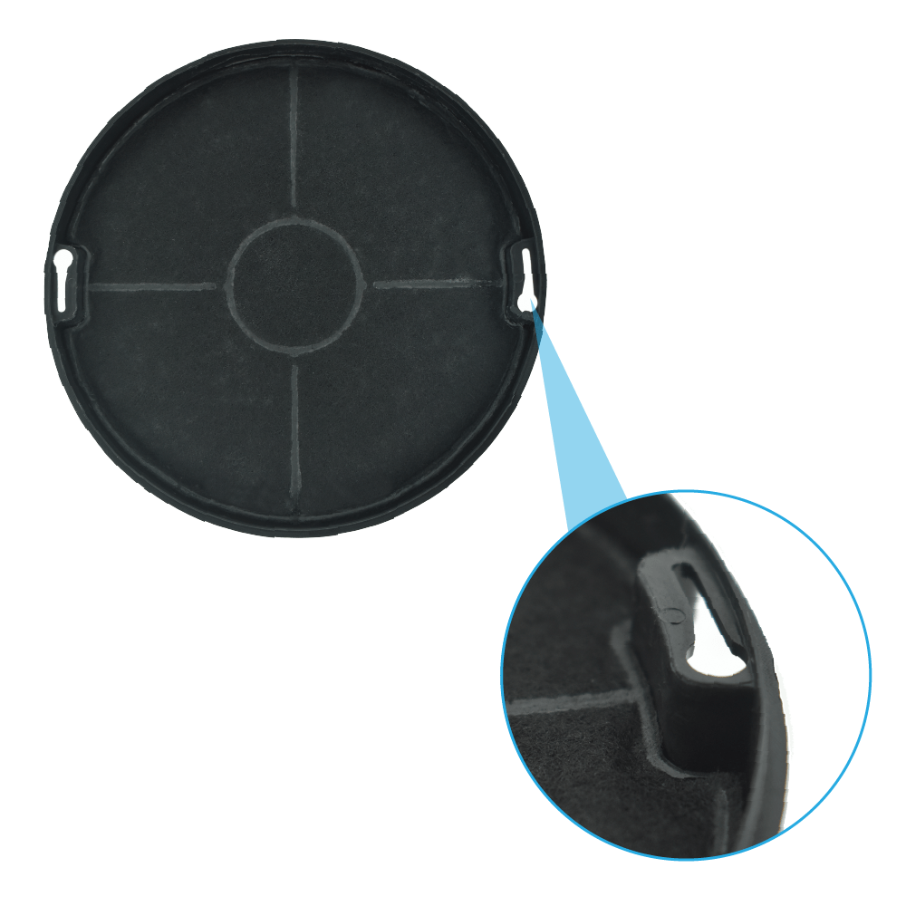 Filtre à charbon (2pcs) Electrolux MCFE12 / 9029800571 par AllSpares