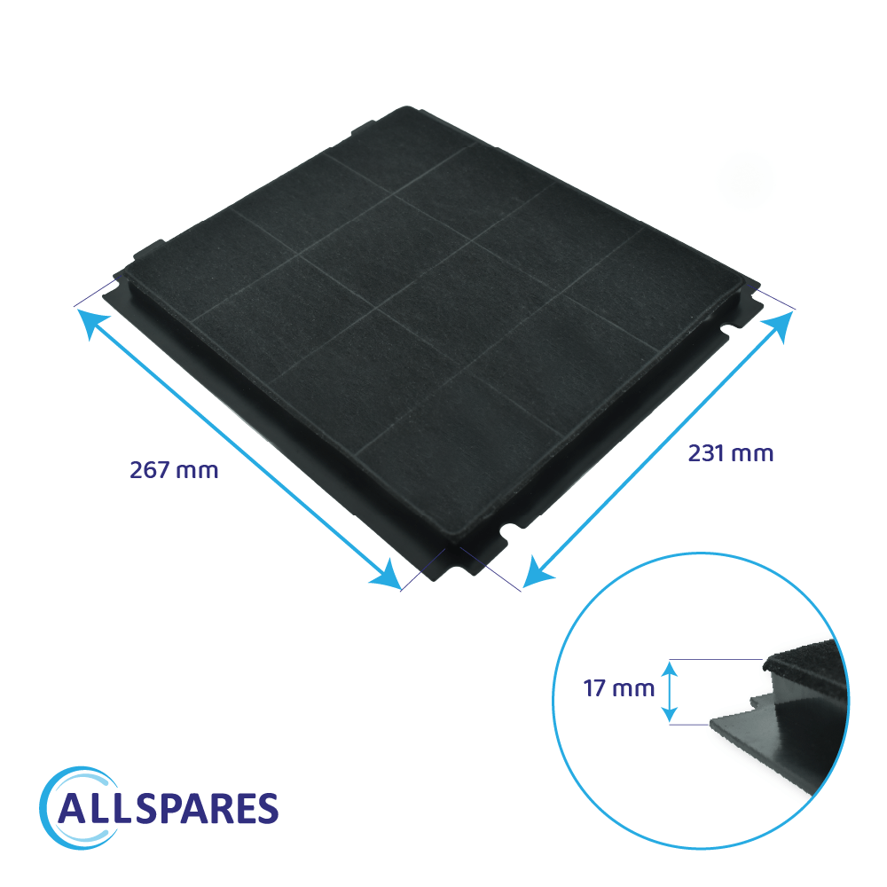 Filtre à charbon Blaupunkt AFFCA238 par AllSpares