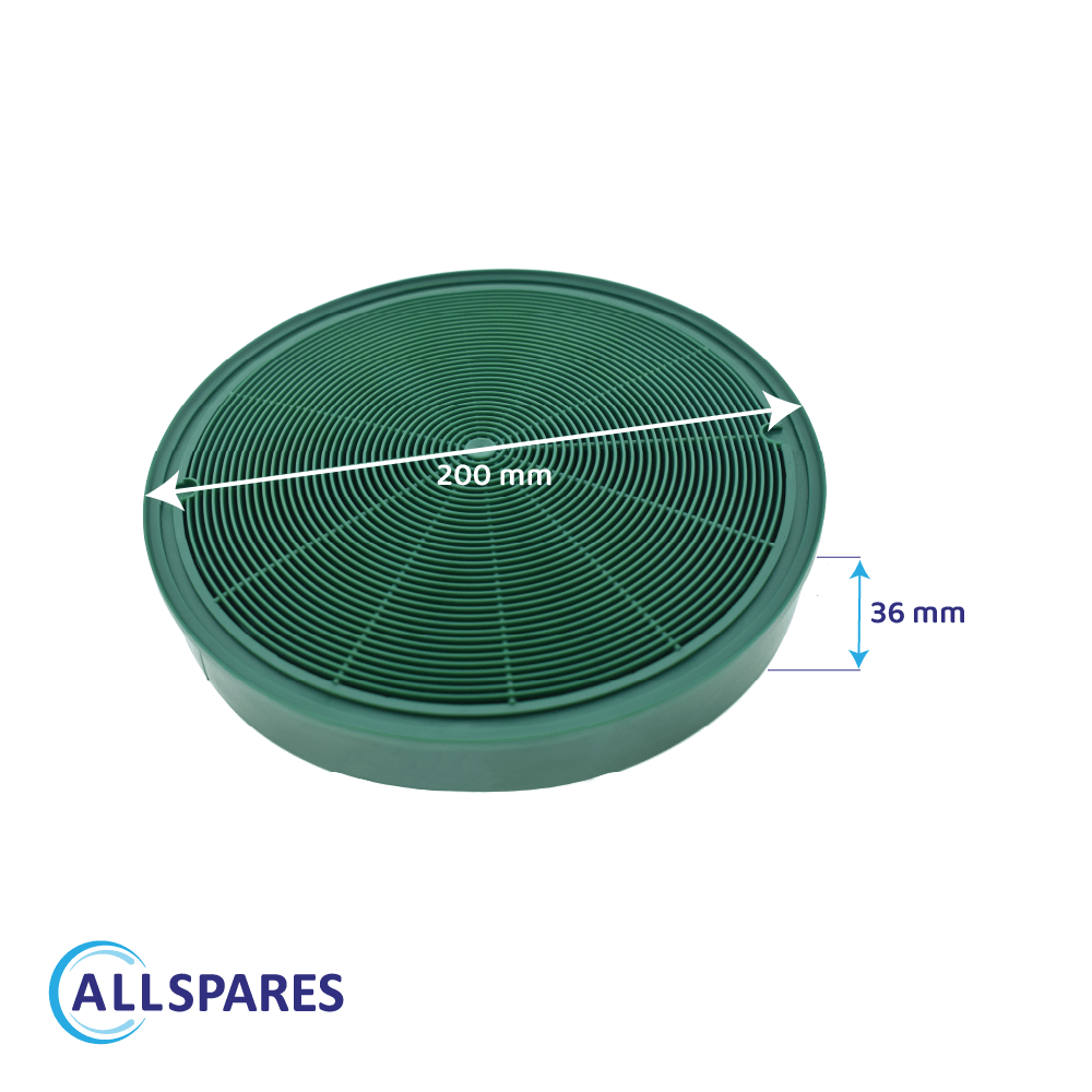 Filtre à charbon (2pcs) longue durée Juno MCFE31 / 9029801306 par AllSpares