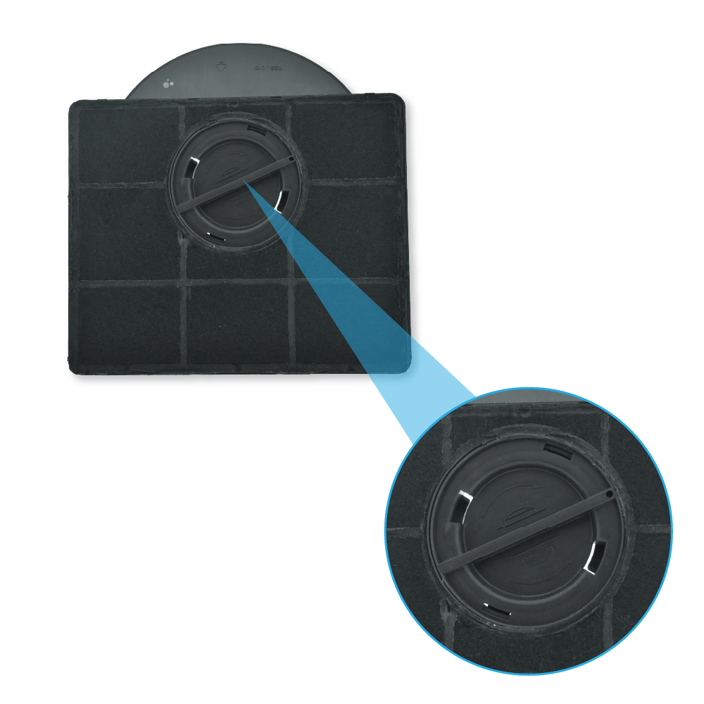 Filtre à charbon d'origine Turboair F00189/S pour Vedo / Brera
