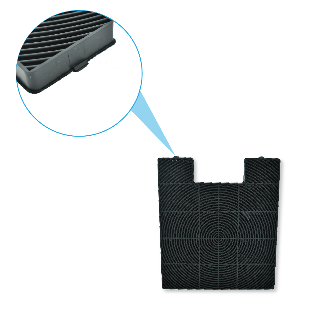 Filtre à charbon d'origine Teka FW-K 225 pour DVP90 / DVZ60 / DVZ90