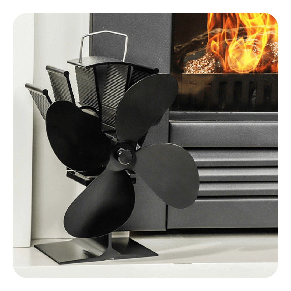 Ventilateur de poêle HI pour poêle à bois