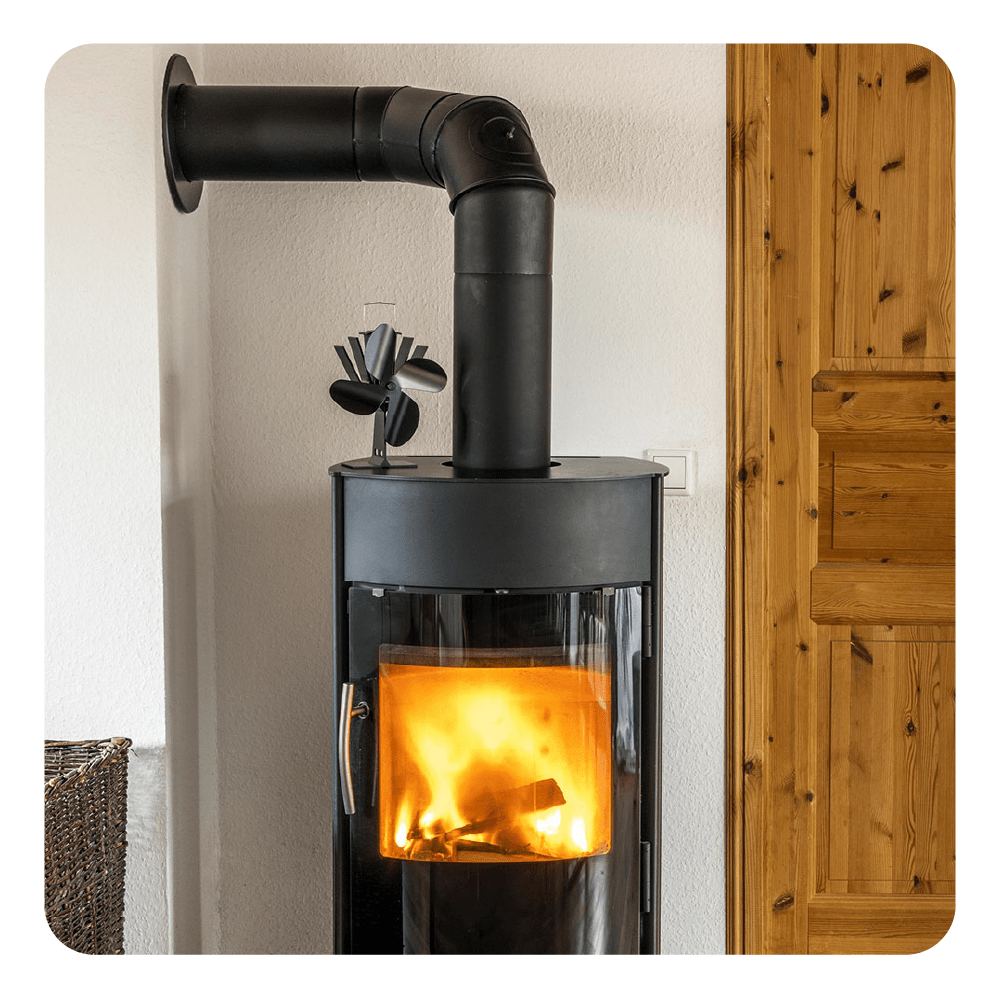 Ventilateur de poêle HI pour poêle à bois