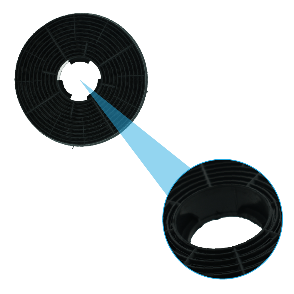 Filtre à charbon (2pcs) d'origine Klarstein 10027451 / R1
