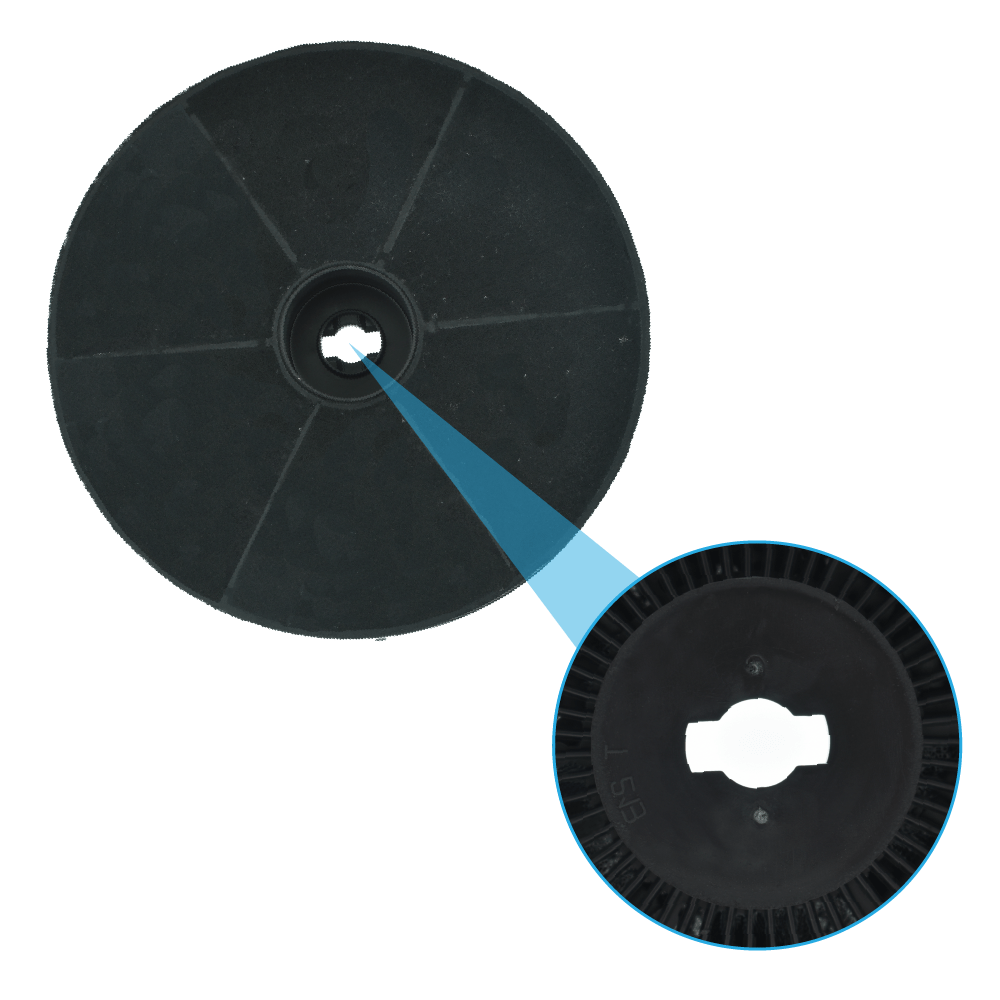 Filtre à charbon (2pcs) d'origine Indesit C00298188