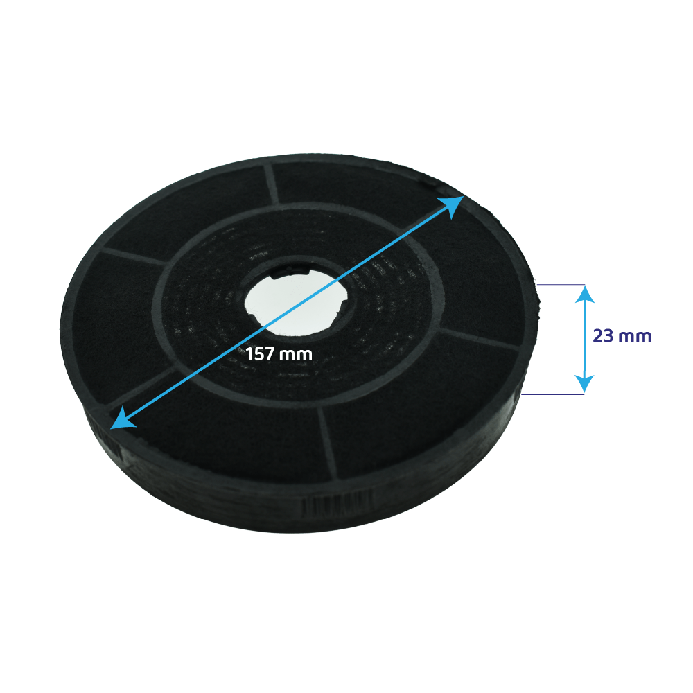 Filtre à charbon (2pcs) d'origine Hoover 49029817 / KFC6952 / 35602279