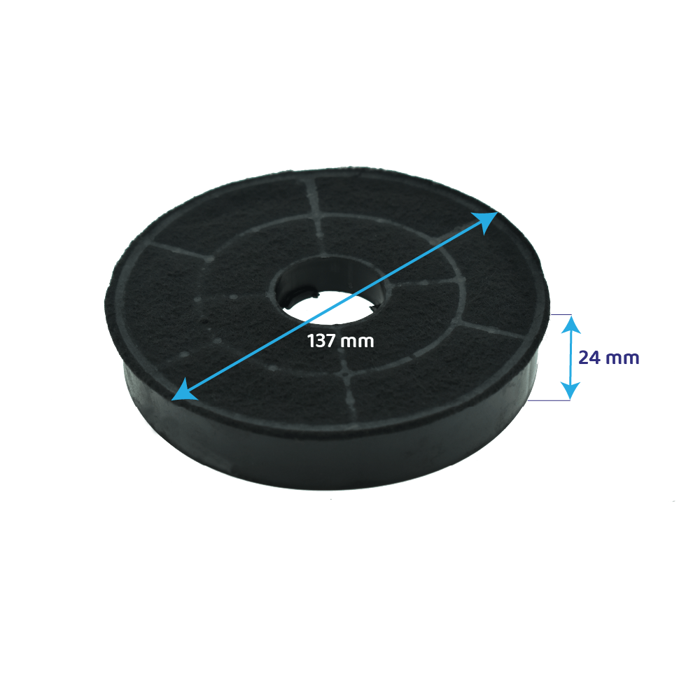 Filtre à charbon (2pcs) d'origine Atlantic KF003 / AF 90
