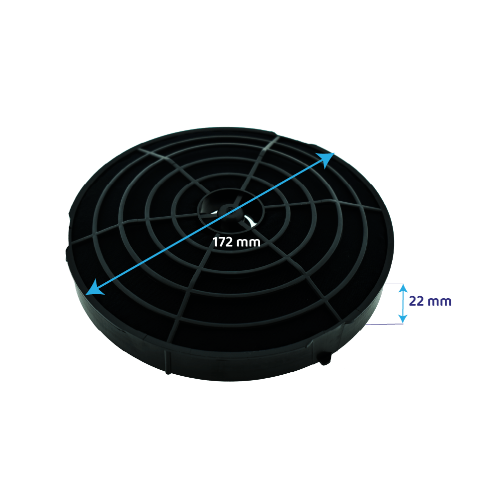 Filtre à charbon longue durée (2pcs) Pelgrim HF2015 par AllSpares
