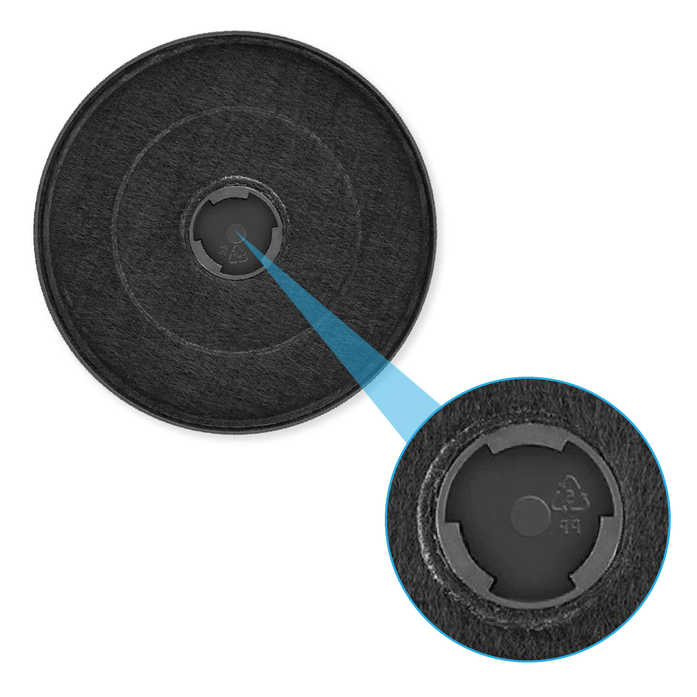 Filtre à charbon (2pcs) d’origine SABA FCHD600 pour HD600INC...