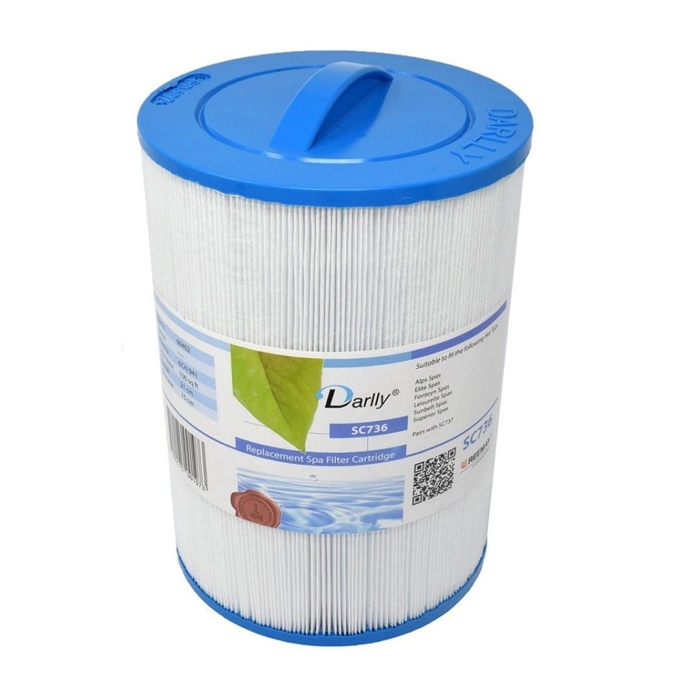 Filtre pour spa Darlly SC736 / PWW100ST Haut / 60402 / 6CH-941