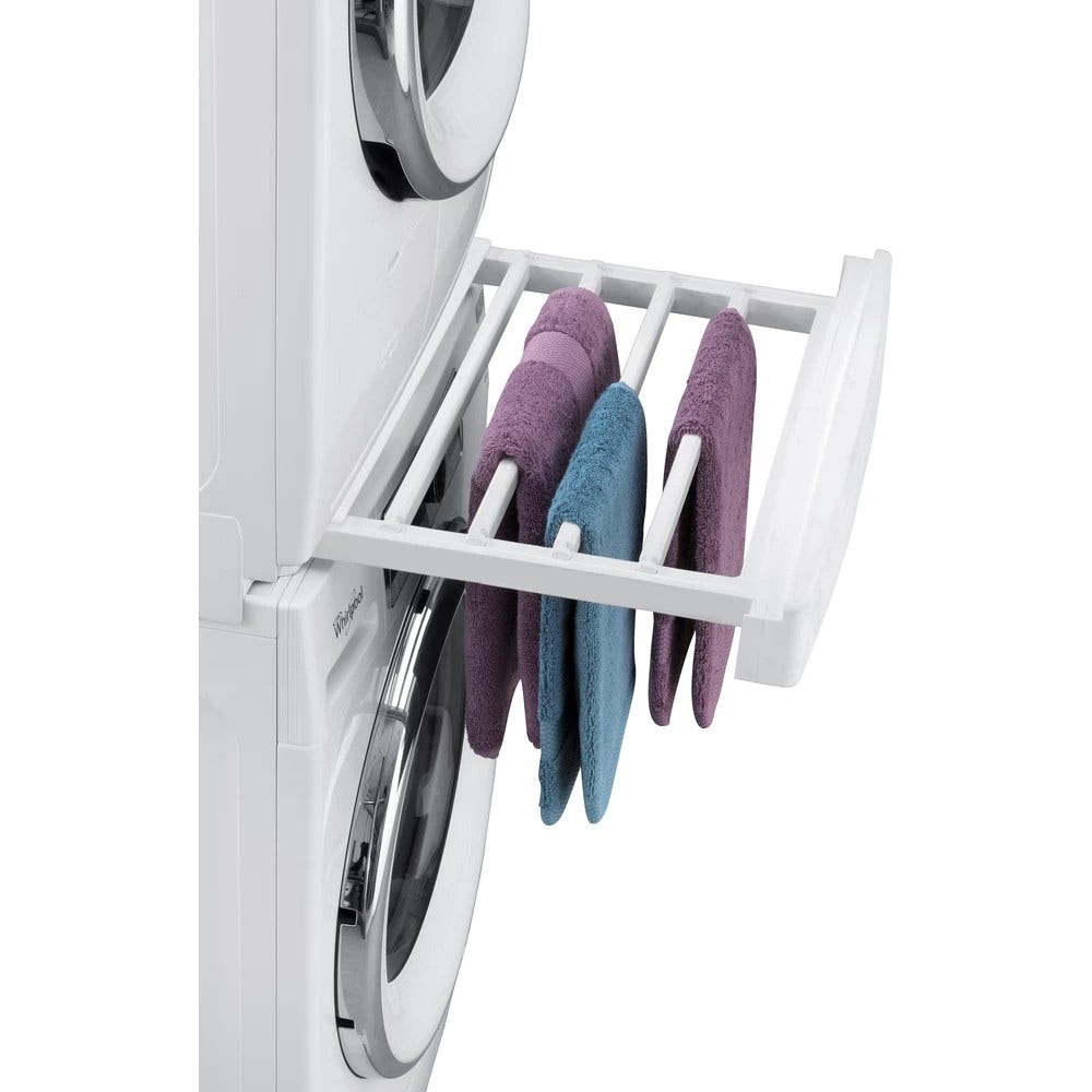 Premium kit de superposition universel 2-in-1 avec tablette et séchoir à linge 