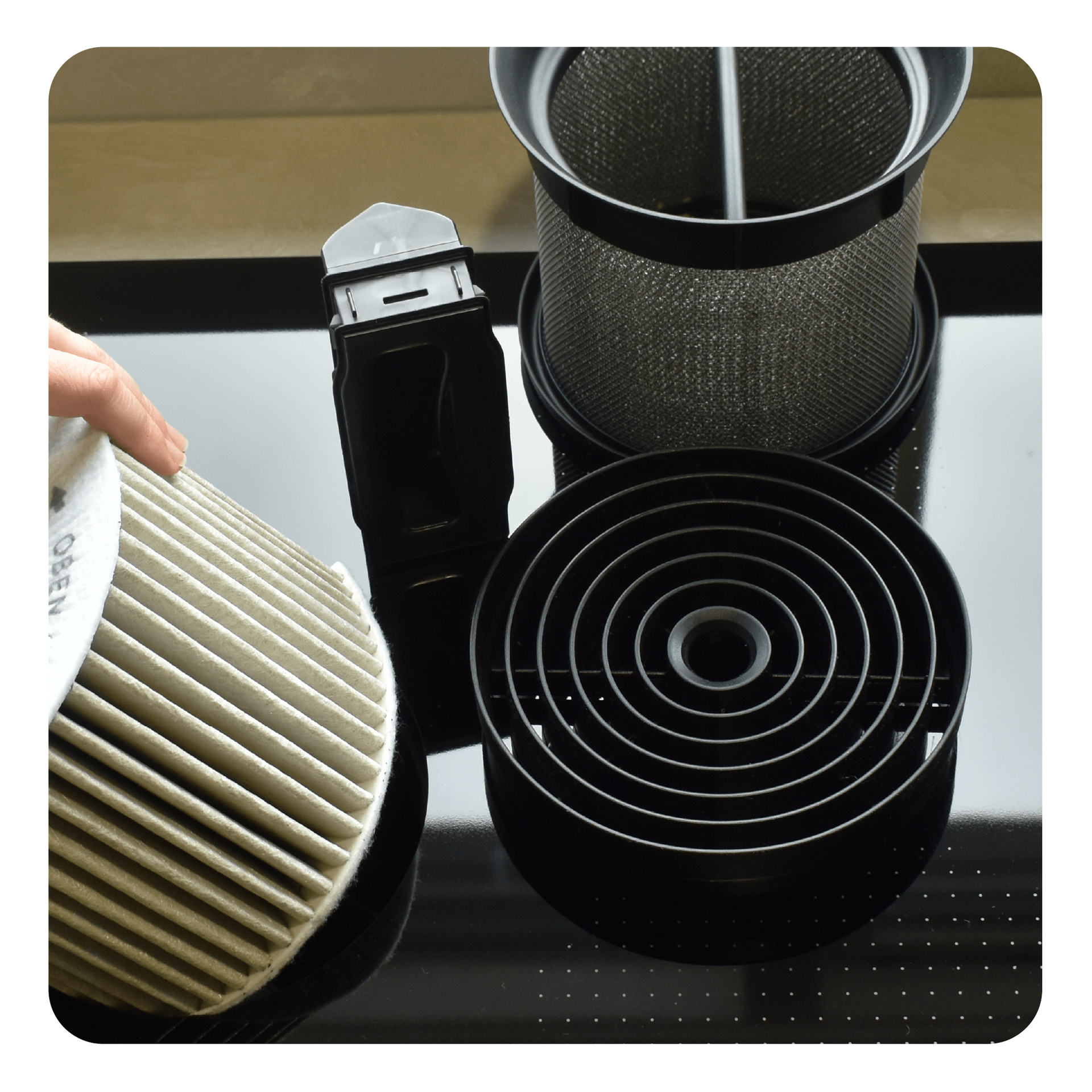 Filtre à charbon PUAKF compatible avec Bora Pure / X Pure / S Pure (anti-odeur de poisson)