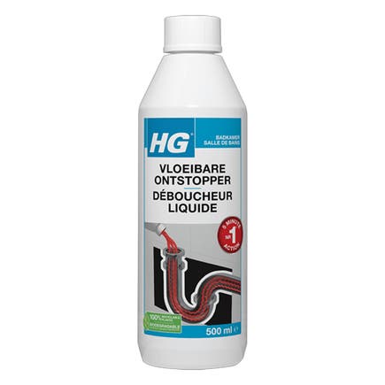 Deboucheur liquide pour salle de bain 500ml HG