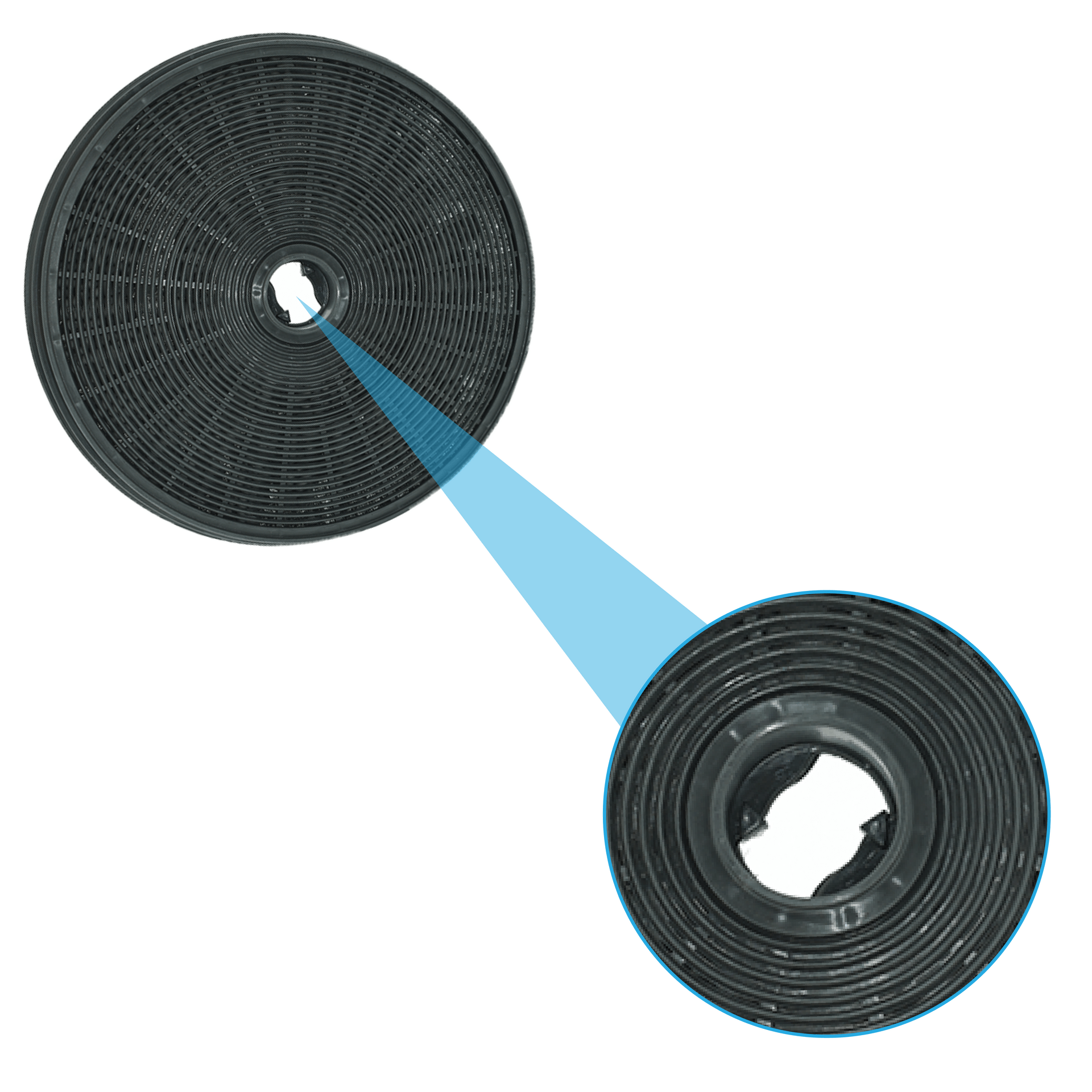 Filtre à charbon actif compatible avec Baraldi E3CFR / 9029793685