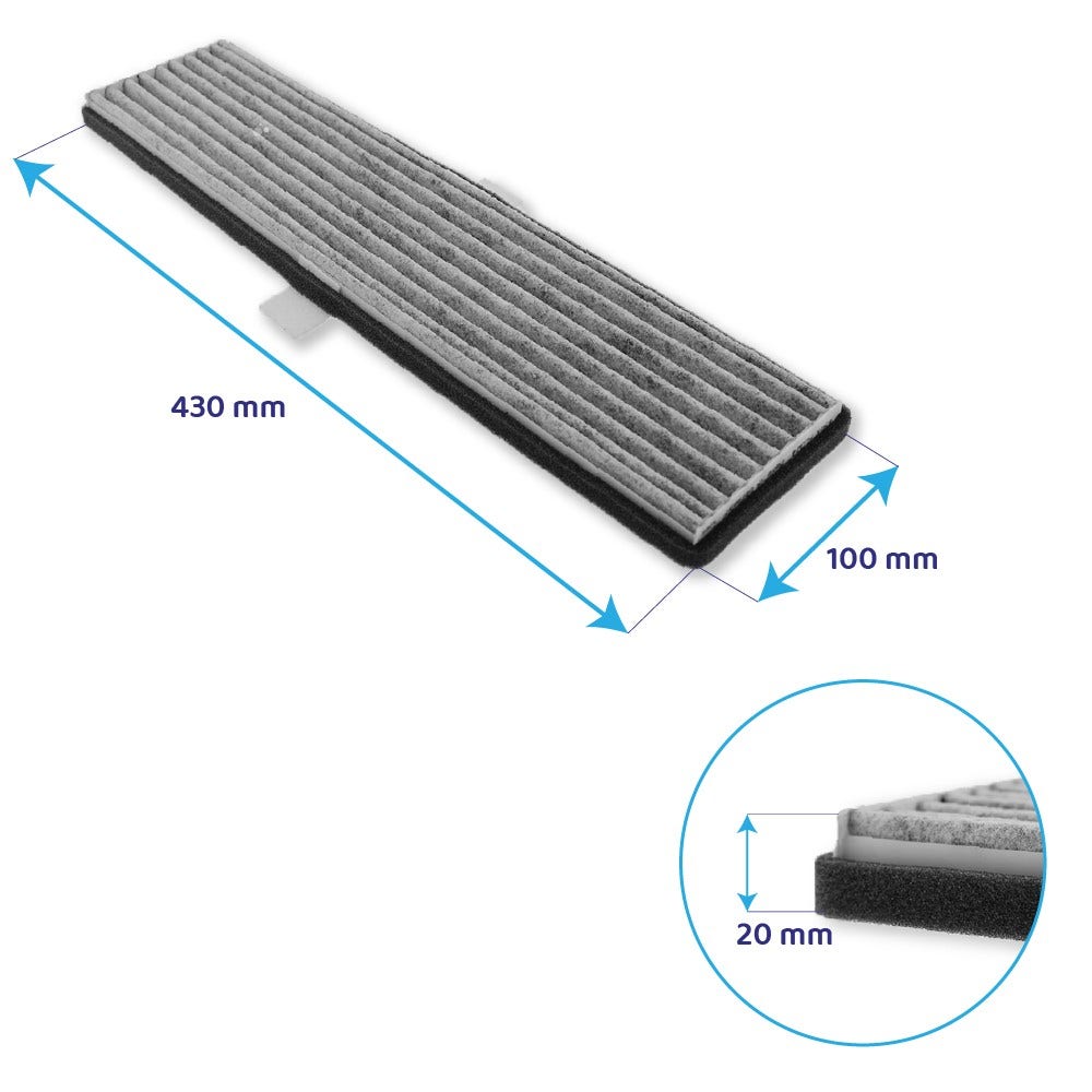 Filtre à charbon pour Miele DKF 18-P
