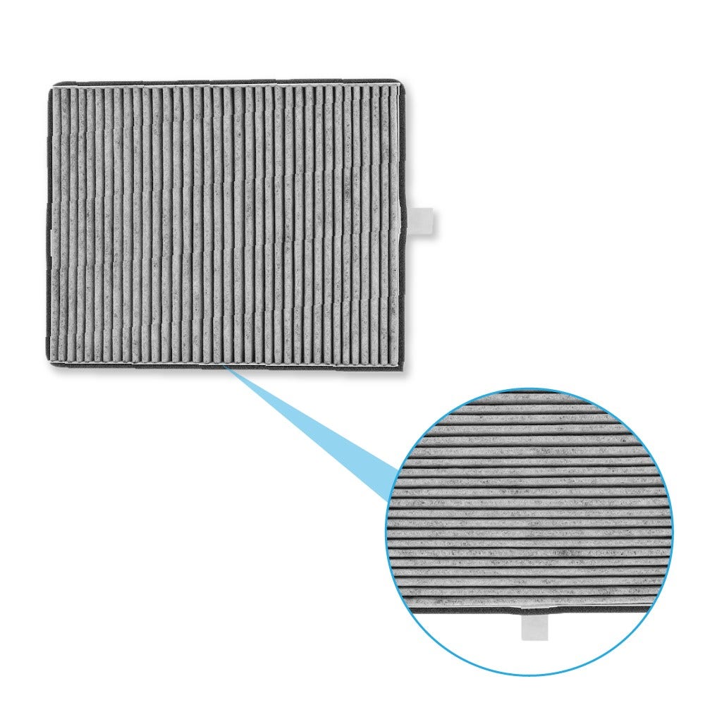 Filtre à charbon compatible avec Miele DKF 11-P