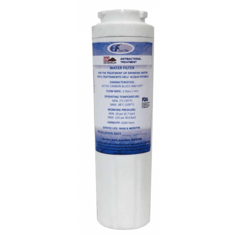Filtre à eau Eurofilter compatible avec Bosch / Siemens / Whirlpool / Amana / Gaggenau / KitchenAid / Maytag / Candy / Hotpoint Ariston